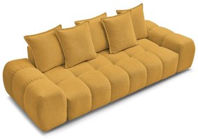 Ženilková pohovka v horčicovej farbe 278 cm Everest – Bobochic Paris