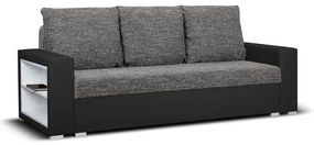 Rozkládací pohovka MILAN I Šedá/Černá