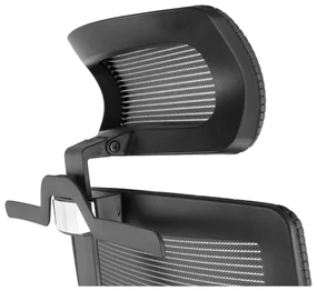 Kancelárska ergonomická stolička Neoseat GRANDINI — čierna, nosnosť 150 kg