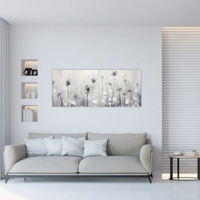 Obraz - Púpavy, maľba (120x50 cm)