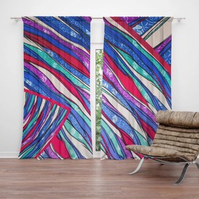 Sablio Záves Pruhovaný motív 2: 2 ks 140x250 cm
