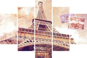 Obraz - Pohľad z Paríža (150x105 cm)