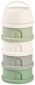 Súprava téglikov na sušené mlieko / desiatu Cotton White / Sage Green