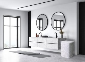 Kôš na bielizeň 72 l prútený biely