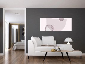 Obraz - Fialový minimalizmus N⁰2 (120x50 cm)
