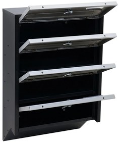 Poštová schránka BK 04, strieborná