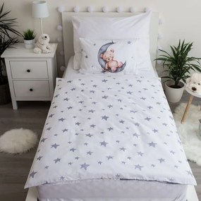 Jerry Fabrics Obliečky do postieľky 100x135 + 40x60 cm - Medvedík 02 baby