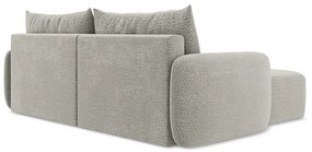 Svetlosivá rozkladacia/s úložným priestorom rohová pohovka (ľavý roh) Kalena – Makamii