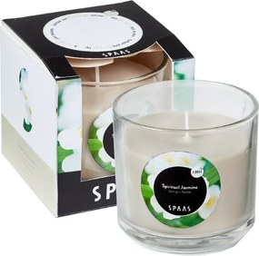 Vonná sviečka v skle SPIRITUAL JASMINE 8,5 cm krémová