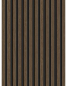 Mexen Lam-B, akustické stenové lamely 275 × 30 cm, HDF doska 4 mm, technická dyha, orech espresso, S100-275307-3015-019