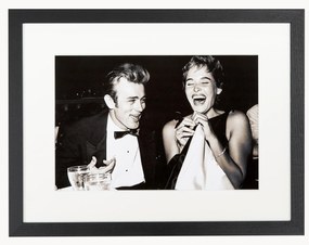 Nástenná dekorácia v ráme Pier Angeli and James Dean
