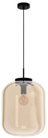 Eglo 39672 - Luster na lanku BULCIAGO 1xE27/40W/230V priemer 35 cm béžová