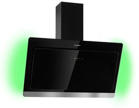Klarstein Aurora 90 Smart, digestor, 90 cm, komínový, 550 m³/h, LED podsvietenie, A++, biely