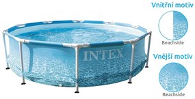 Intex | Bazén Florida 3,05x0,76 m s pieskovou filtráciou - motív BEACHSIDE | 19900114