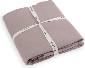 Staroružové ľanové obliečky na dvojlôžko 200x200 cm Blush – Native Natural