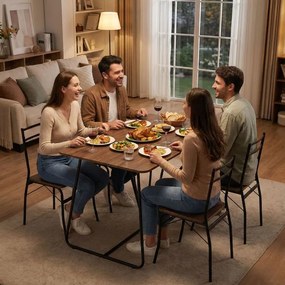 Sada nábytku do jedálne, kuchyne, stôl, 4 stoličky PARIS