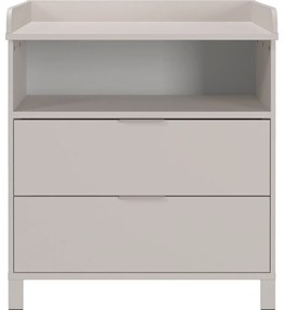 Krémová detská komoda s prebaľovacím pultom 89x102x77 cm Alkmaar – Germania