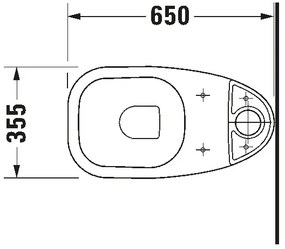 Duravit 21110100002 - kombinované WC D-CODE keramika/lesklá biela