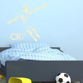 Veselá Stena Samolepka na stenu na stenu Cristiano Ronaldo Farba: černá