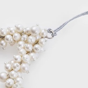 Závesná vianočná dekorácia PERLYN perlová 710599