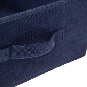 Textilný úložný box CUBIT 31x31 cm, modrý