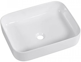 Cerano Vizo, keramické umývadlo na dosku 500x390x130 mm, biela lesklá, CER-CER-428434