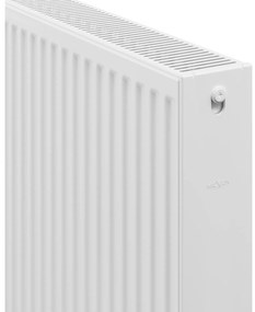 Mexen, Panelový radiátor Mexen C22 500 x 1000 mm, bočné pripojenie, 1425 W, biely - W422-050-100-00