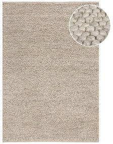 Svetlosivý ručne tkaný koberec s prímesou vlny 120x170 cm Minerals – Flair Rugs
