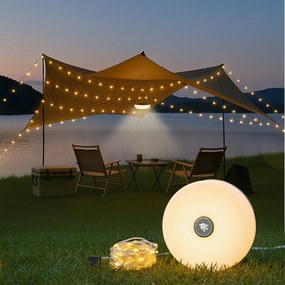 Solárna LED svetelná reťaz Mira, 3000k