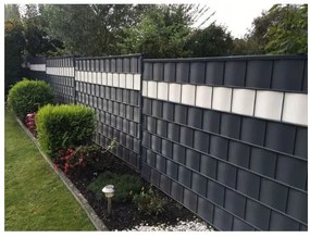Ekspand Tieniaca fólia na plot 19cm x 35m 450g/m2 Čierna + spony 24ks