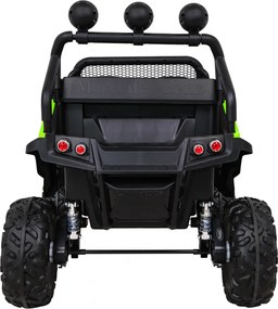 Ramiz Mercedes Benz Unimog pre deti Zelený + pohon 4x4