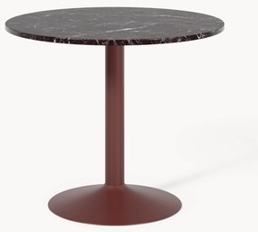 Okrúhly mramorový jedálenský stôl Miley, Ø 90 cm