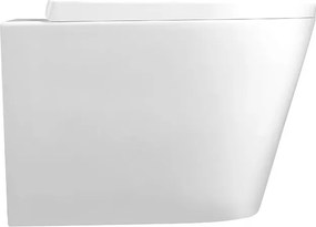 BPS-koupelny Závesná WC misa so SoftClose sedadlom HYD-4772, biela