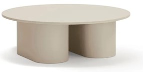 Krémovobiely konferenčný stolík 110x111 cm Totem – Teulat