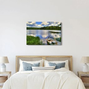 Obraz - Malebná dedina (90x60 cm)