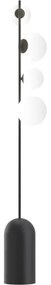 Stojacia lampa ETNO 4xG9/8W/230V čierna
