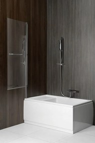 Polysan Polysan, RIONI pneumatická vaňová zástena 710 mm, strieborny rám, číre sklo, 72915
