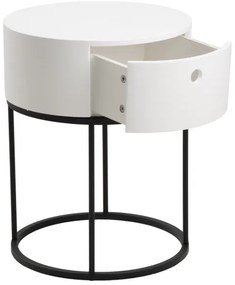 Nočný stolík COLUM biela