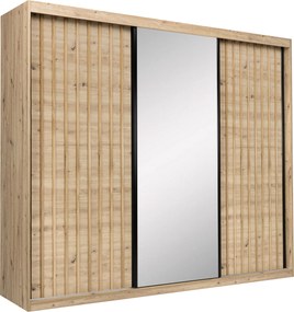XXXLutz SKRIŇA S POSUVNÝMI DVERAMI, dub artisan, 250/215/59,5 cm P & B - Skrine - 000885001521