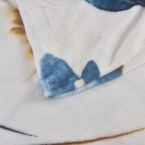 Tmavomodré mikroplyšové obliečky na jednolôžko 140x200 cm Marbella – My House