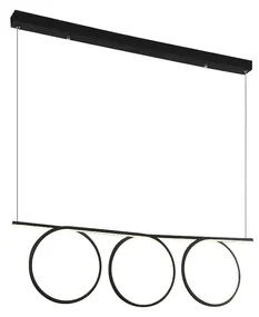 Závesné LED svietidlo Loop, 1x LED 60w, 3000k, b
