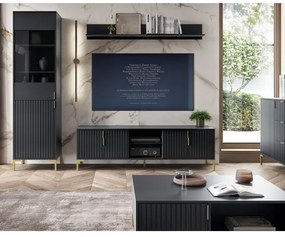 Televízny stolík FLOP čierny