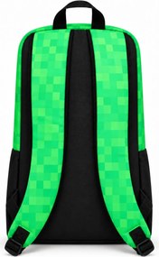 Školský batoh Minecraft Creeper – motív Pixel Green - 12L