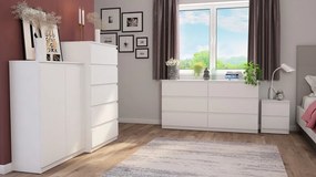 Skrinka/nočný stolík Carlos 402S, bílá