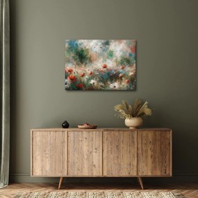 Obraz – Abstrakcia poľa s makmi (70x50 cm)