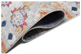 Behúň LAZUR G003A biely / tmavomodrý - Výpredaj