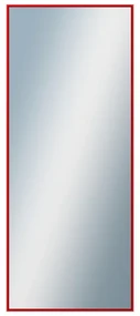 DANTIK - Zrkadlo v rámu, rozmer s rámom 50x120 cm z lišty Hliník červená (7269210)