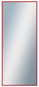 DANTIK - Zrkadlo v rámu, rozmer s rámom 50x120 cm z lišty Hliník červená (7269210)