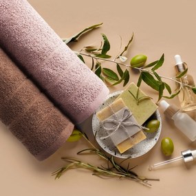 BAVLNENÝ UTERÁK DALI 50X90 CM BORDOVÁ