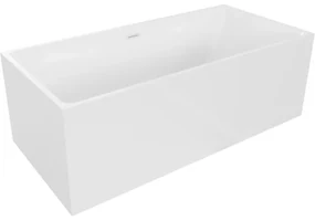 Mexen Nita, voľne stojaca vaňa 170 x 80 cm, biela, biely prepad, 52091708000-20